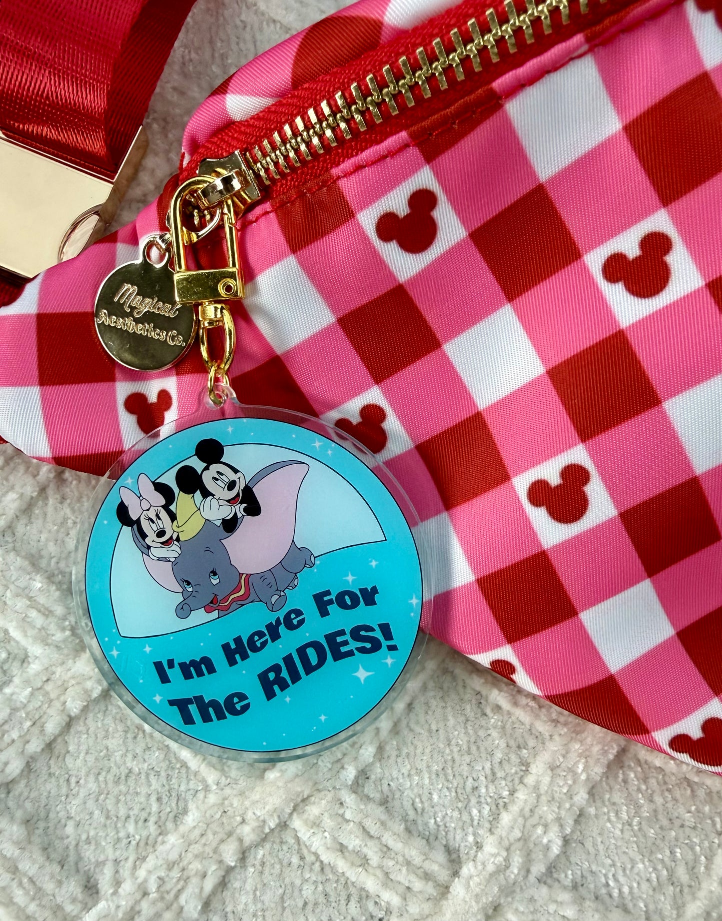 Here for the Rides Bag Charm