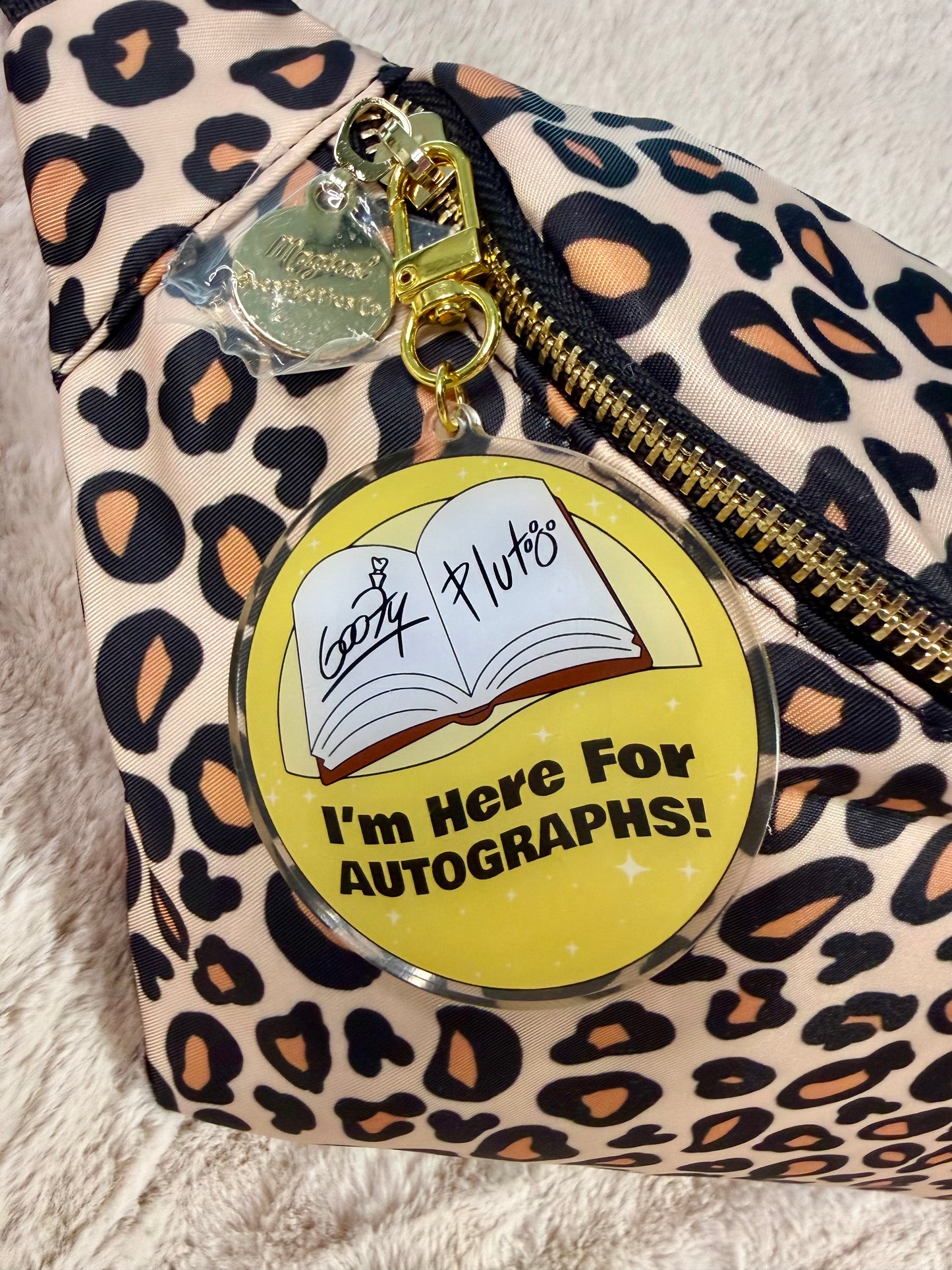 Here for the Autographs Bag Charm